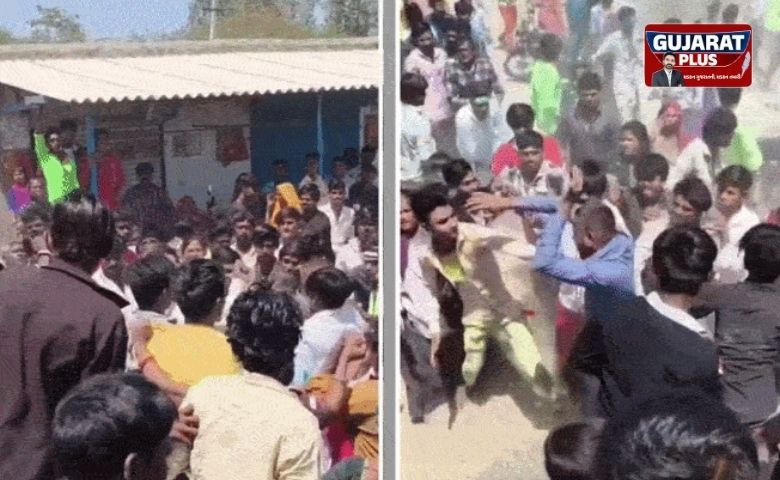 દારૂના દરોડા દરમિયાન પોલીસ પર હુમલો, ટોળાએ મચાવ્યો આતંક