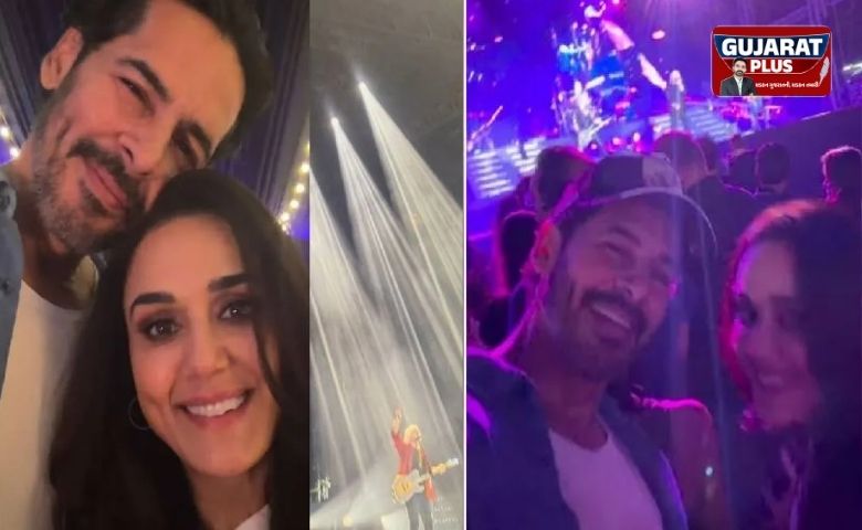 ડિનો મોરિયા સાથે મ્યુઝિક કોન્સર્ટમાં ઝૂમી પ્રીતિ ઝિંટા, IPL પહેલા મુંબઈમાં માણી રૉક નાઈટ