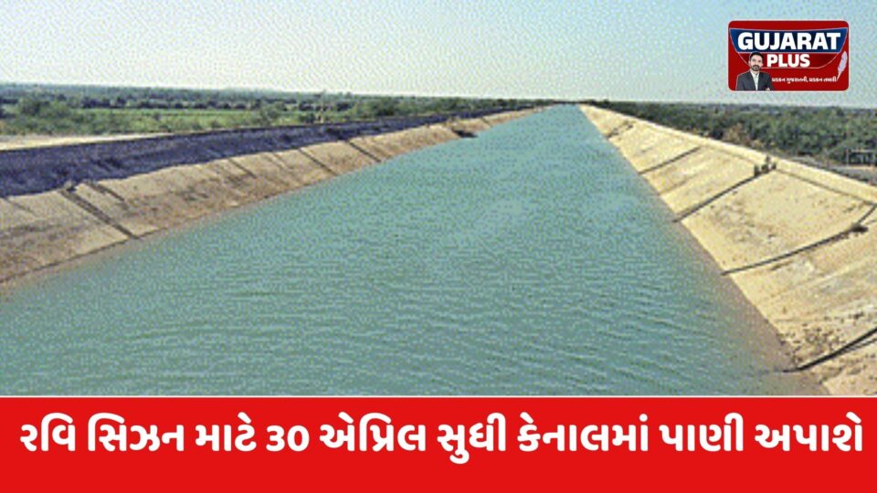 ખેડૂતો માટે ખુશખબર: રવિ પાક માટે 30 એપ્રિલ સુધી મળશે કેનાલનું પાણી, જાણો સરકારનો મહત્વનો નિર્ણય