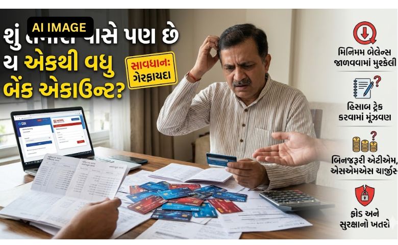 શું તમારી પાસે પણ છે એકથી વધુ બેંક એકાઉન્ટ? સાવધાન, ફાયદા કરતા નુકસાન વધી શકે છે, જાણો વિગત