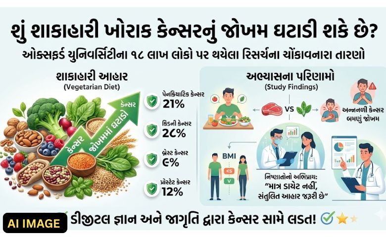 શું શાકાહારી (Vegetarian) ખોરાકથી કેન્સર મટી શકે છે? જાણો લેટેસ્ટ રિસર્ચ અને ડોક્ટરોનો અભિપ્રાય