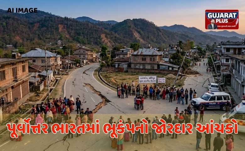 પૂર્વોત્તર ભારતમાં ભૂકંપ નો જોરદાર આંચકો