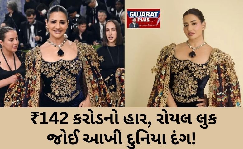 મેટ ગાલા 2026: હૈદરાબાદના સુધા રેડ્ડીએ પહેર્યો ₹142 કરોડનો હાર, રોયલ લુક જોઈ આખી દુનિયા દંગ!