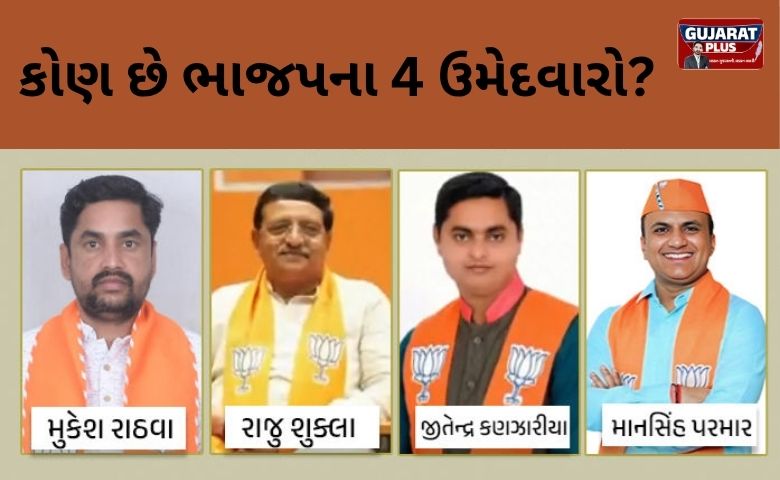 ની 4 બેઠકો માટે ભાજપે 'નો રિપીટ થિયરી' સાથે ઉમેદવારો જાહેર કર્યા છે. કોંગ્રેસ માટે પણ મોટું સંકટ ઊભું થયું છે. સંપૂર્ણ વિગતો વાંચો.