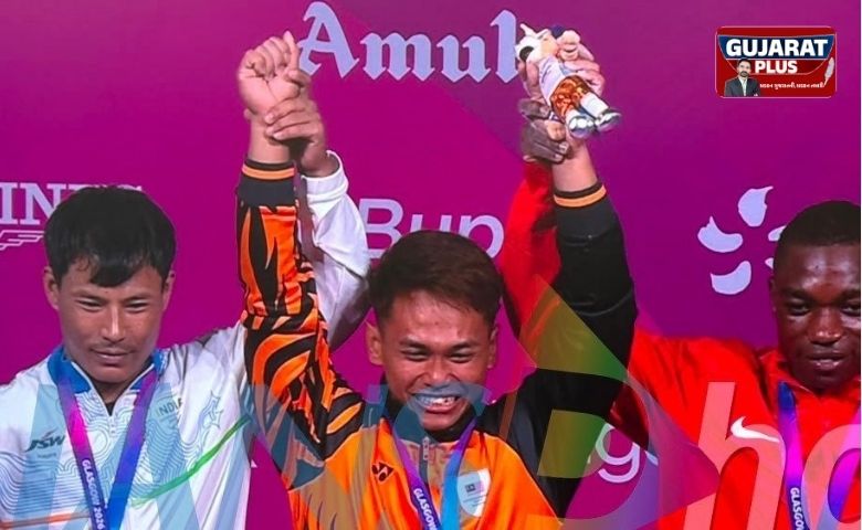 કોમનવેલ્થ ગેમ્સ 2026: રિષિકાંત સિંહે વેઈટલિફ્ટિંગમાં ભારતને અપાવ્યો પ્રથમ સિલ્વર મેડલ
