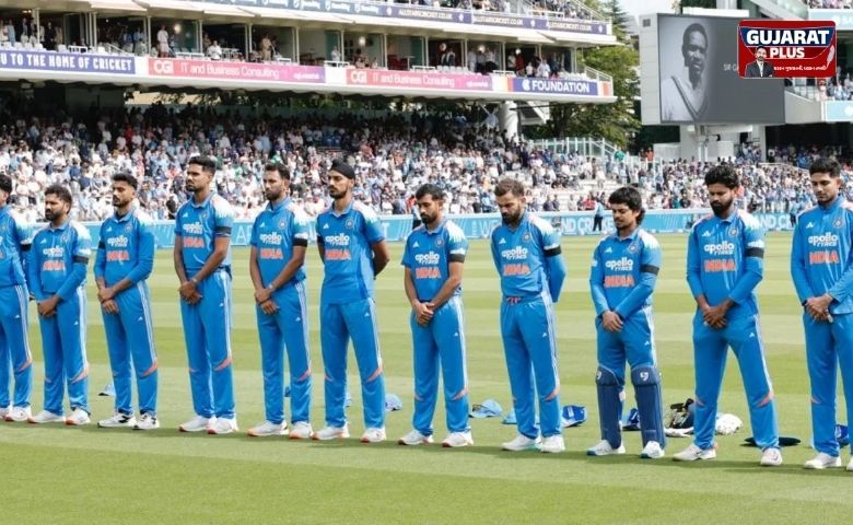 IND vs ENG: ત્રીજી વનડેમાં ભારતીય ખેલાડીઓએ હાથ પર કેમ બાંધી કાળી પટ્ટી? 1 મિનિટનું મૌન પણ પળાયું