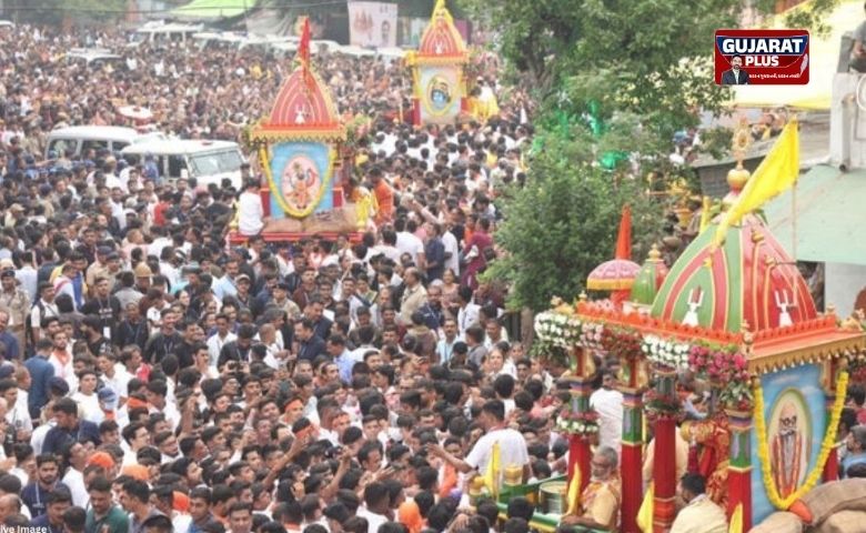 અમદાવાદ: રથયાત્રામાં અભેદ્ય સુરક્ષા કવચ, ત્રણેય રથનું 35 ડ્રોન અને GPSથી લાઇવ મોનિટરિંગ