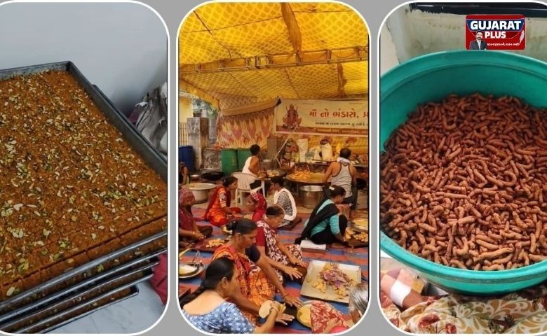અમદાવાદની 149મી રથયાત્રા: ભગવાનના મોસાળ સરસપુરમાં હજારો કિલો મોહનથાળ અને ફૂલવડી તૈયાર
