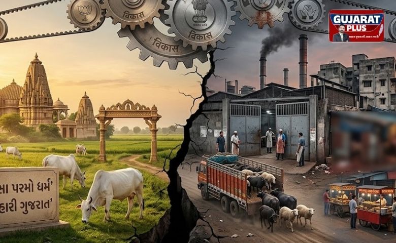 'શાકાહારી ગુજરાત'માં ૧૦,૭૩૫ કતલખાનાને સરકારે મંજૂરી આપી, હિન્દુત્ત્વની નીતિ પર ઊભા થયા પ્રશ્નો