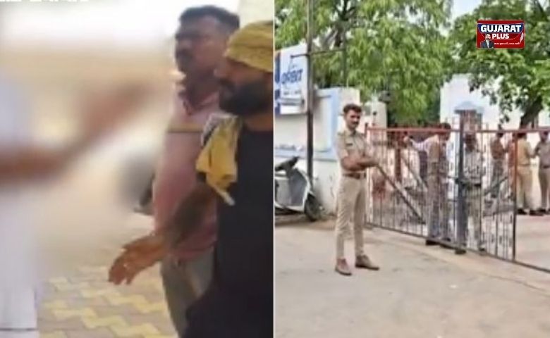 અજમલ ચૌધરી લાફાકાંડ: ચૌધરી સમાજના આક્રોશ બાદ મહંત બળદેવગિરીની અટકાયત, સઘન પૂછપરછ શરૂ